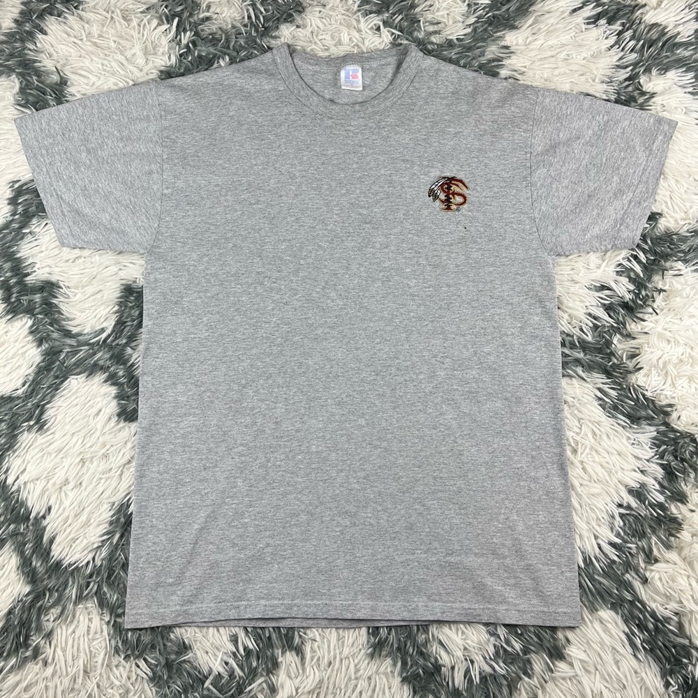 Russell Athletic Men's FSU Short Sleeve T-Shirt Size Medium Gray